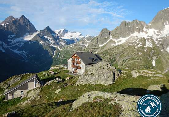 Die Sustlihütte auf 2.257 m.