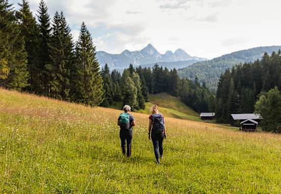 Auf dem Weg zur Wildmoosalm