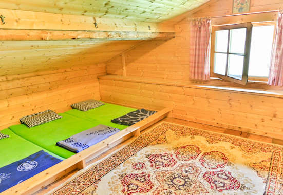 Das Schlaflager der Winkelalm