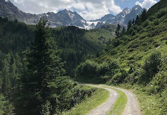 Auf dem Weg zur Stabele Alm 