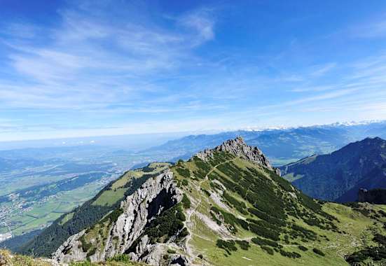 Route 66 - Blick vom Garsellikopf auf die Drei Schwestern