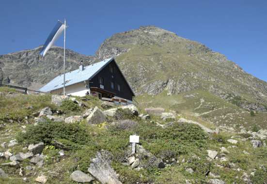 Die Frischmannhütte im Ötztal