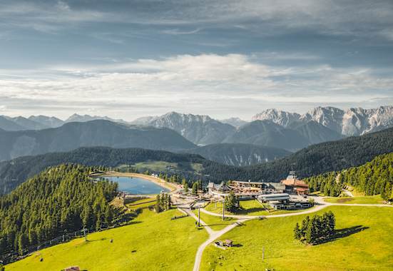 Bergstation Hochötz mit derm Berggasthof Schönblick