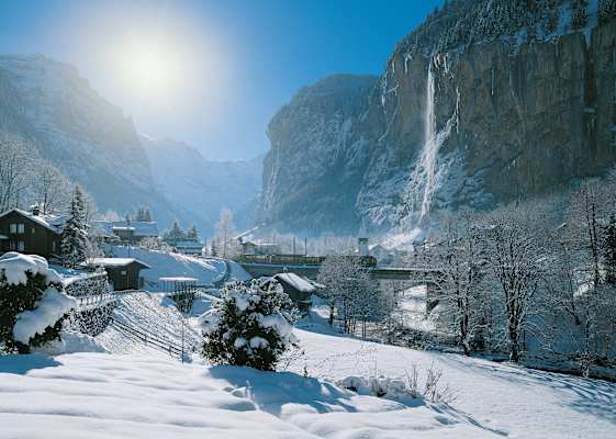Winter in der Schweiz