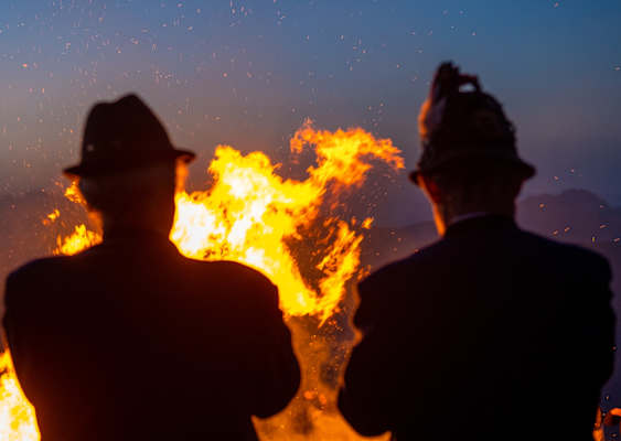Sonnwendfeuer in Gastein