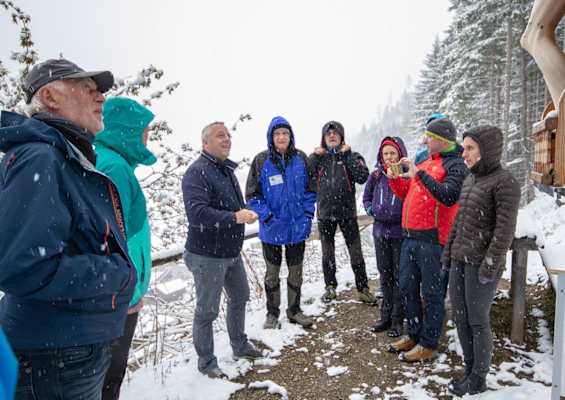 Das Rahmenprogramm - eine Führung durch das Mühlenmuseum - war aufgrund winterlicher Bedingungen eher frostig.