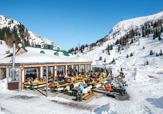 Die Terrasse des Valeriehauses