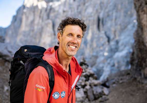 Ein Portrait des Bergführers Hansjörg