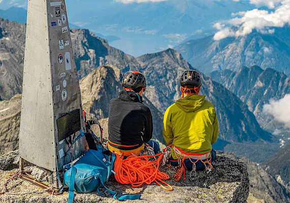 Der Gipfel des Piz Badile