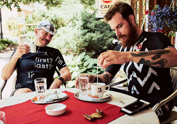 Abschluss gibt es Espresso