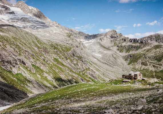 Die Richterhütte auf 2.374 m