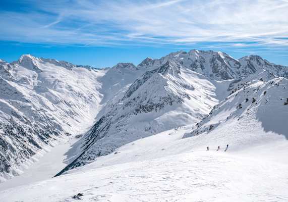 Ausblick auf die Zillertaler Alpen.