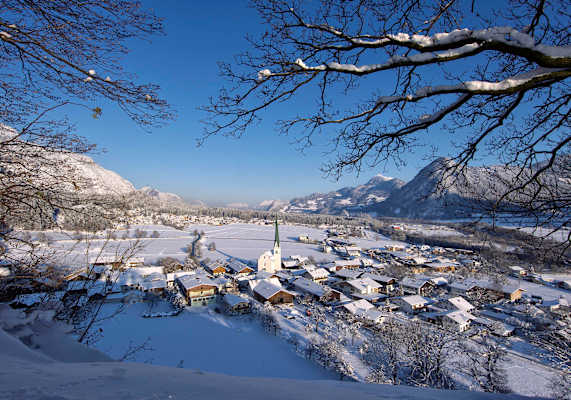 Panoramablick über Wiesing