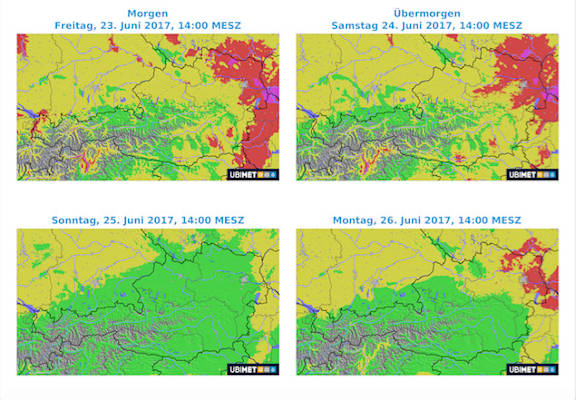 Waldbrandgefahr Österreich