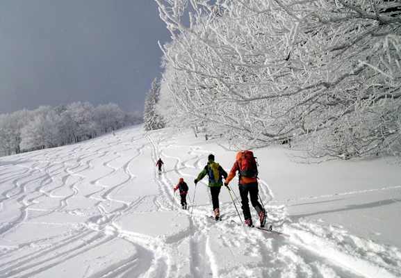 Skitourengeher, Hochstaff