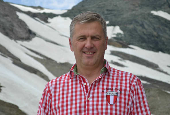 Georg Oberlohr, Wirt der Stüdlhütte