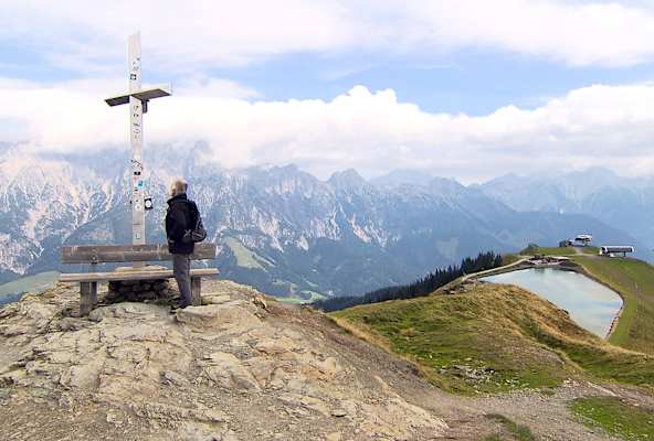 Herbert Gschwendtner auf der Asitzkopf-Wanderung
