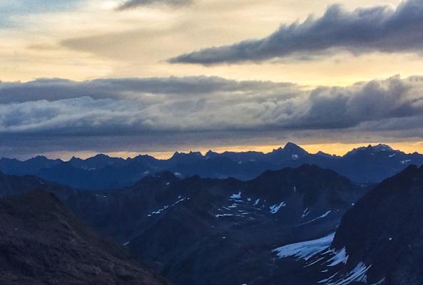Anstieg zur Wildspitze im Pitztal