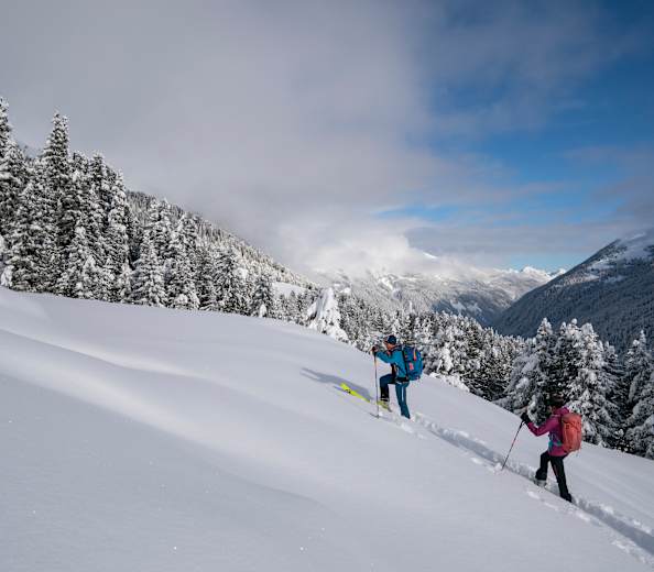 Skitourengeher im Gelände