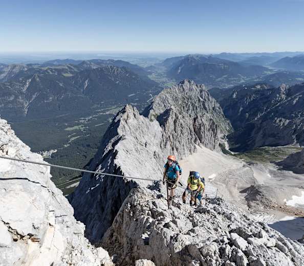 Zugspitze, Besteigung, Höllental-Klettersteig