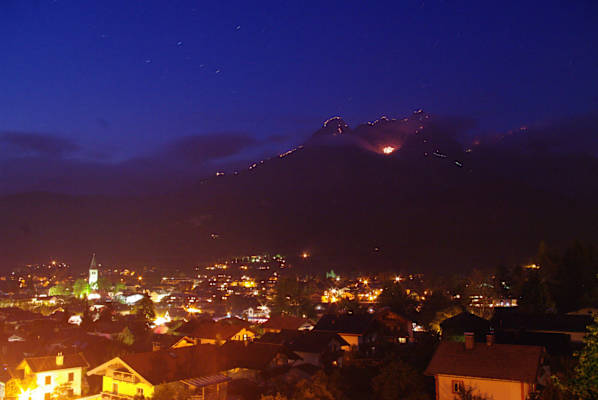 Sonnwendfeuer in Saalfelden Leogang, Salzburg