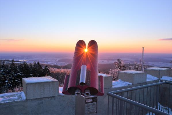 Sonnenaufgang am Geschriebenstein