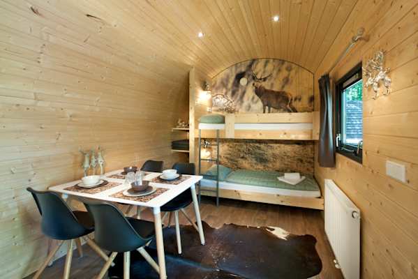 Innenansicht des Baumhauses