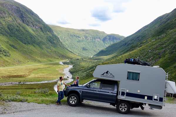 Campen mit Kindern in Norwegen