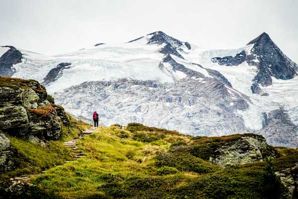 Nach circa 1 1/4 h hat man den größten Teil der Höhenmeter geschafft