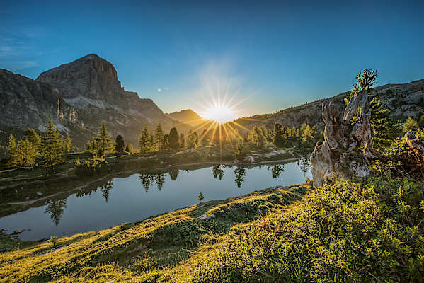 Lago di Limides am Passo Falzarego in Südtirol