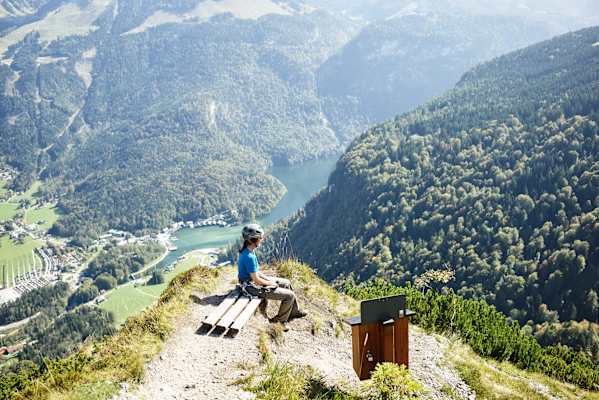 Grünstein-Klettersteig mit Königssee-Panorama