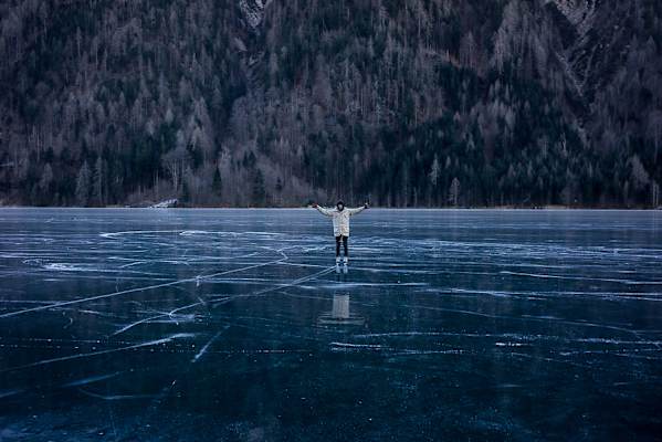 Eisspaß am Weissensee