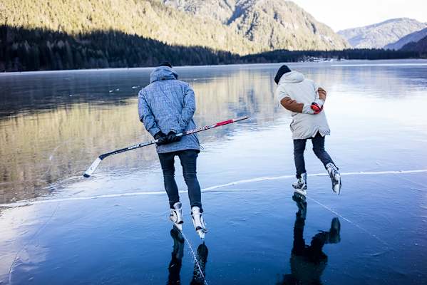 Eisspaß am Weissensee