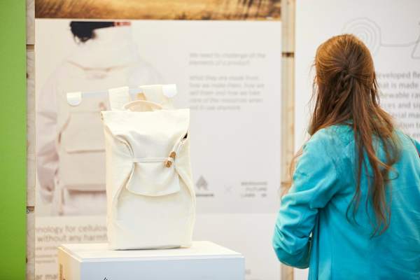 Der Collection of Tomorrow-Rucksack (Prototyp) von Bergans besteht aus Holzabfällen