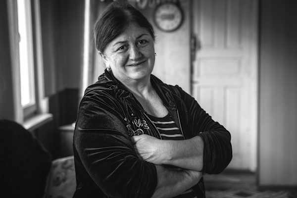 Unsere Gastgeberin in Adishi