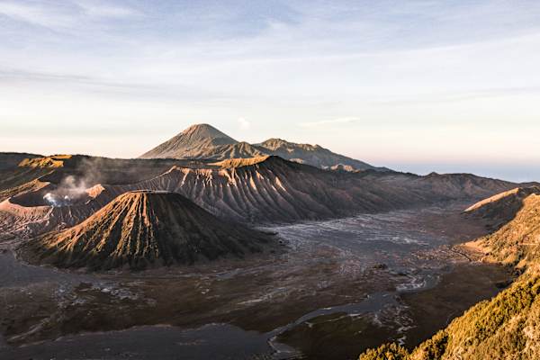 Vulkanlandschaft auf Java