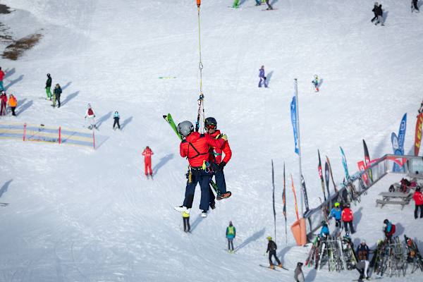 Hubschrauber-Bergung