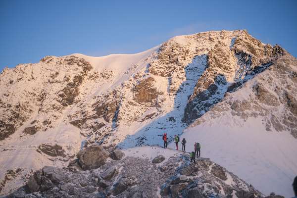 Ortler-Besteigung über den Hintergrat