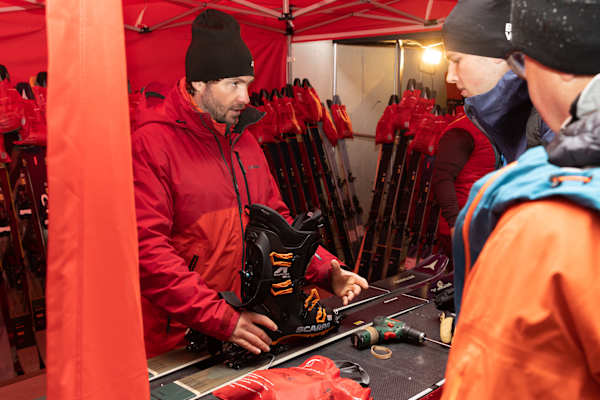 Atomic am Skitouren-Testival