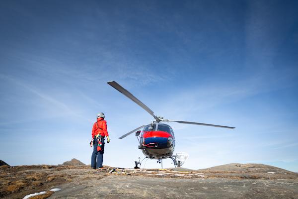 Hubschrauber Alpinpolize