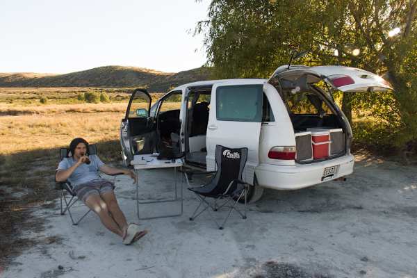 Das Leben mit Camper-Van ist unbeschwert