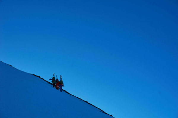 Le Défi: Auf den Grand Combin in den Walliser Alpen in der Schweiz
