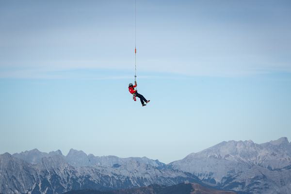 Hubschrauberbergung