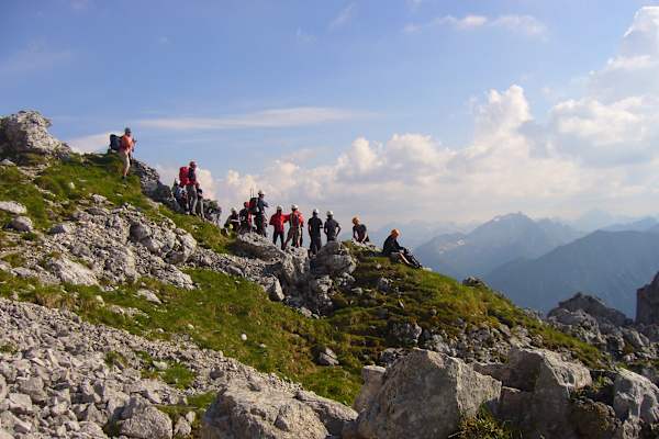 Tannheimer Tal: Nesselwängler Scharte