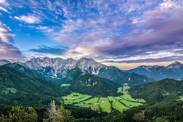 Bergsteigerdorf Jezersko Slowenien