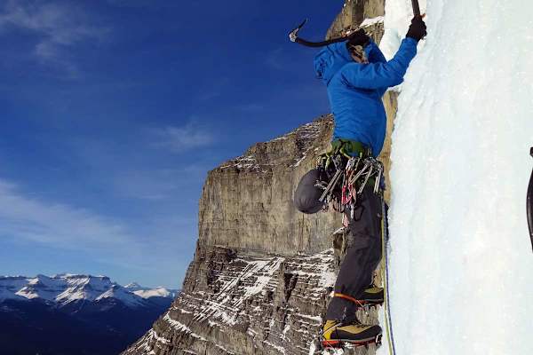 Eisklettern am Murchison Fall