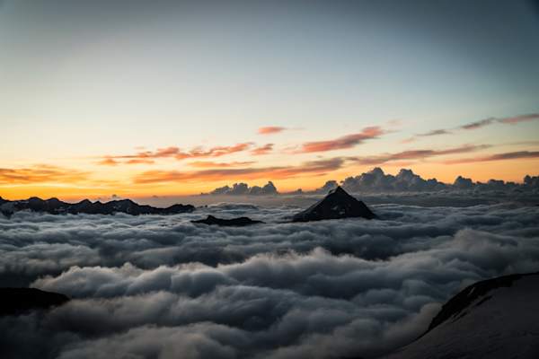 Sonnenaufgang Mittelallalin