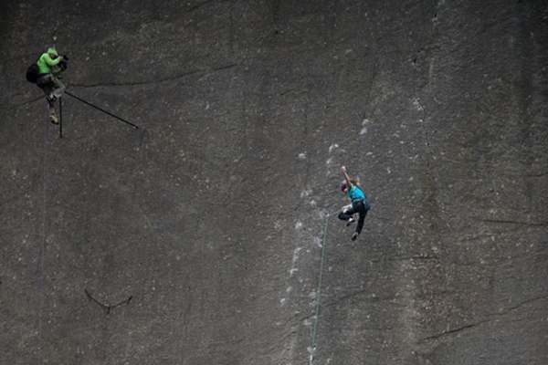 Barbara Zangerl auf der Bürser Platte