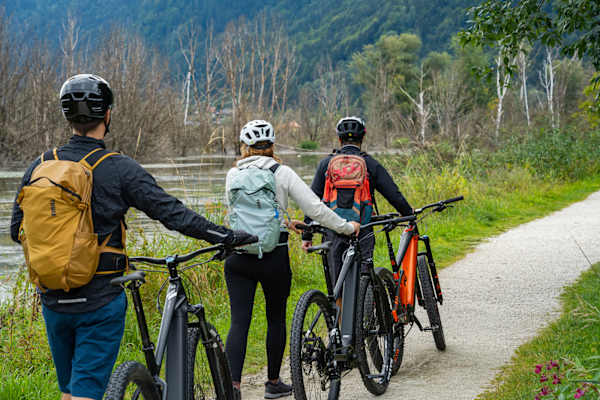 Der Slow Trail im Bleistätter Moor wir zu Fuß begangen