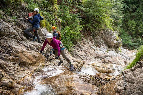 Rotschitza-Klamm-Klettersteigs